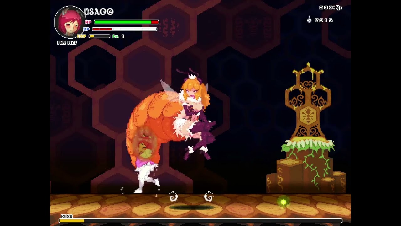 Echidna Wars Dx - With Usaco (All Vore) #gameplay