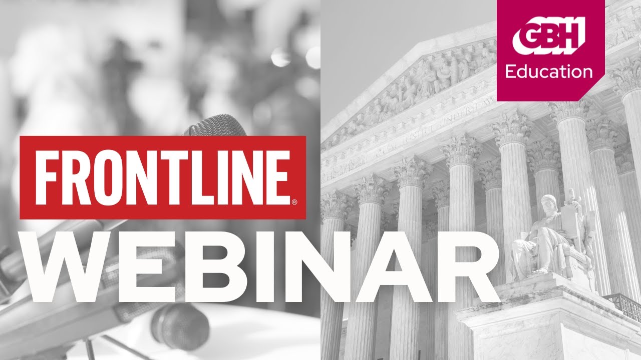 FRONTLINE Conversations: Engaging Students with Today’s Issues