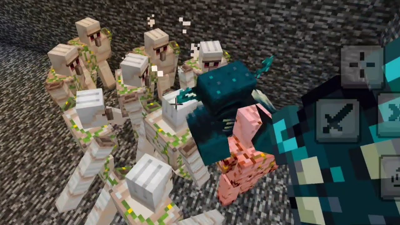 Can 10 iron golems defeat one Warden?! | Minecraft 