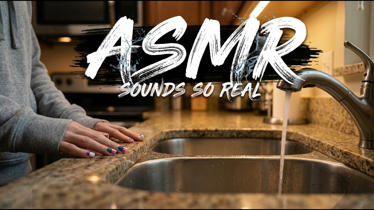 Lofi Random Kitchen ASMR Sounds - Tapping, Water Sounds, Scratching