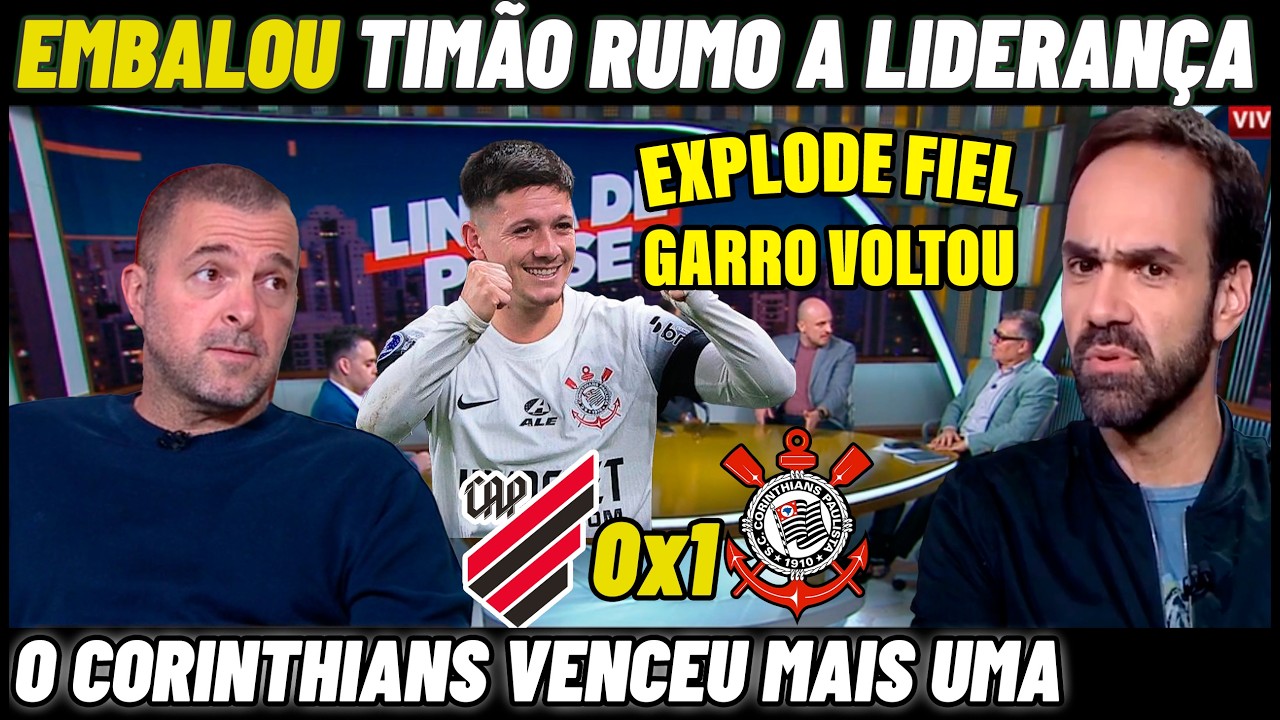 SE ASSUMIR A LIDERANÇA JÁ PODE ENTREGAR A TAÇA ! TIMÃO VEME MAIS UMA ATHLETICO 0X1 CORINTHIANS