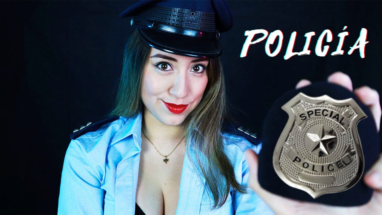 ESTAS DETENIDO 👮🏻‍♀️ASMR POLICE ROLEPLAY ESPAÑOL 👮🏻‍♀️Tapping, agua y shaving cream |Argely ASMR