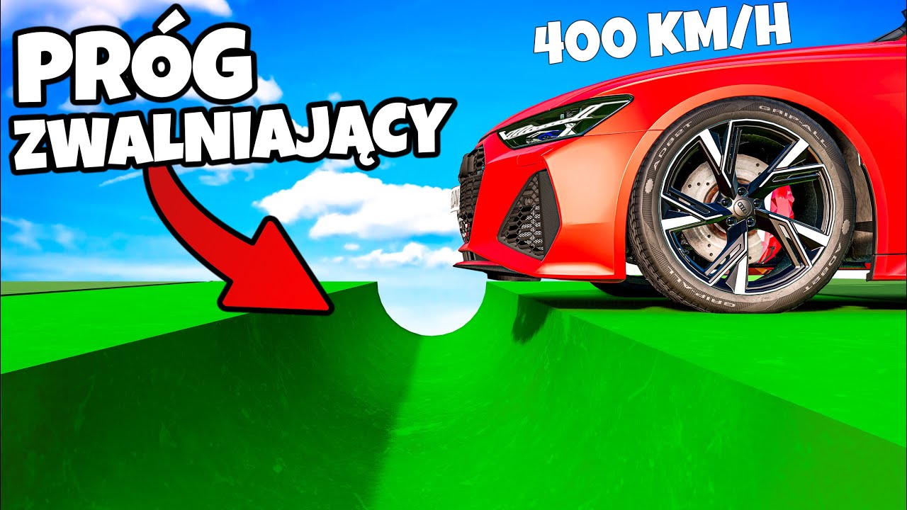 ❄️ CZY ODWR&Oacute;CONE PROGI ZWALNIAJĄCE SĄ LEPSZE!? | BeamNG Drive |