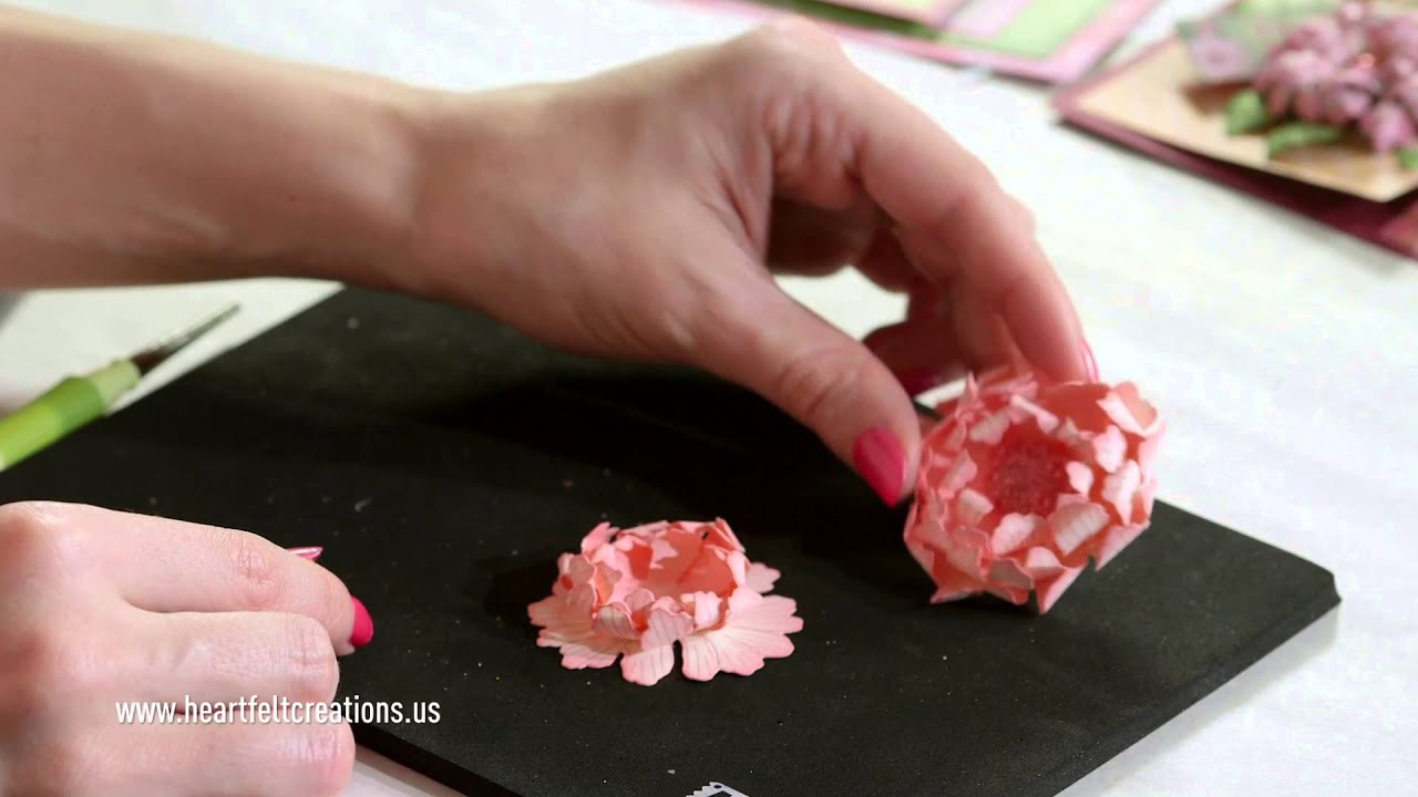 Heartfelt Creations Majestic Flower Shaping Part 1