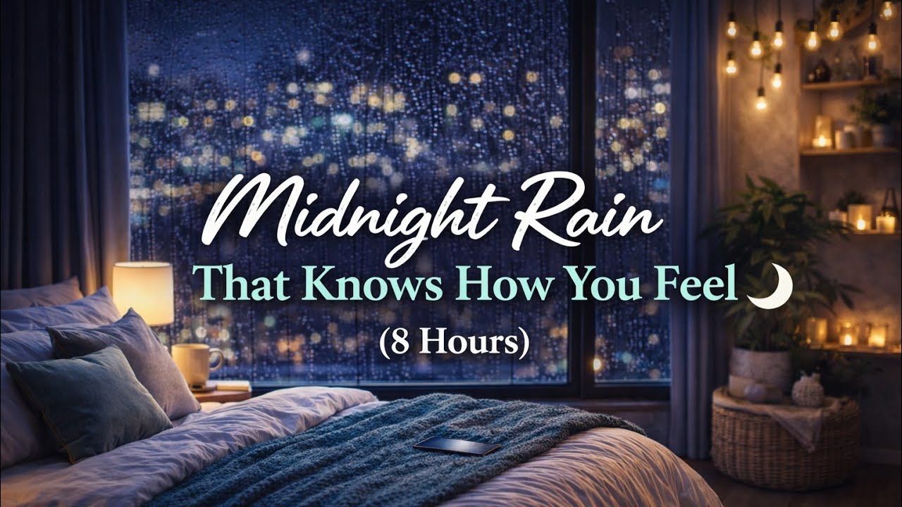 Midnight Rain That Knows How You Feel (8 Hours)