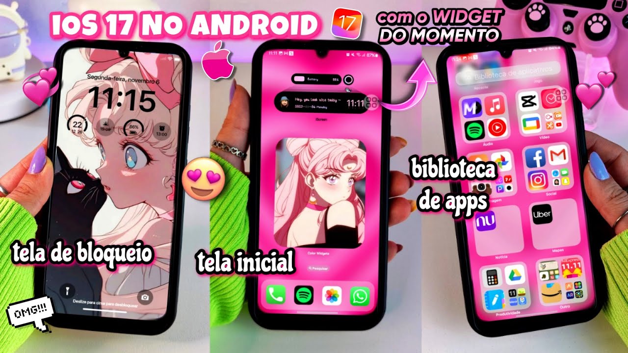TRANSFORME SEU ANDROID EM UM iPHONE | Samsung, Motorola, Xiaomi, Lg..