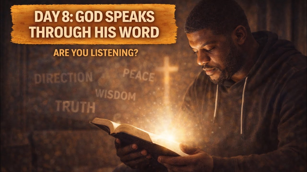 Day 8: God Speaks Through His Word..Are you Listening?