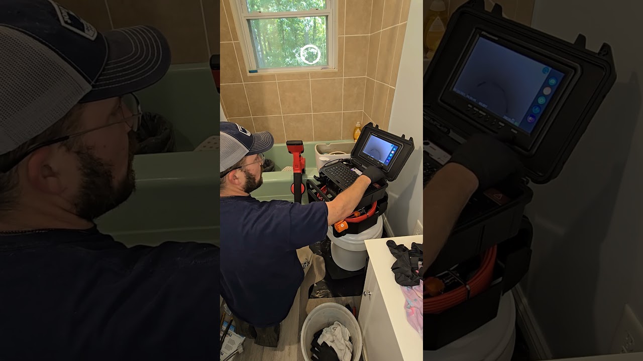 Trying VEVOR WP9612FT sewer camera with a 512gh locator 98ft HD sewer inspection system