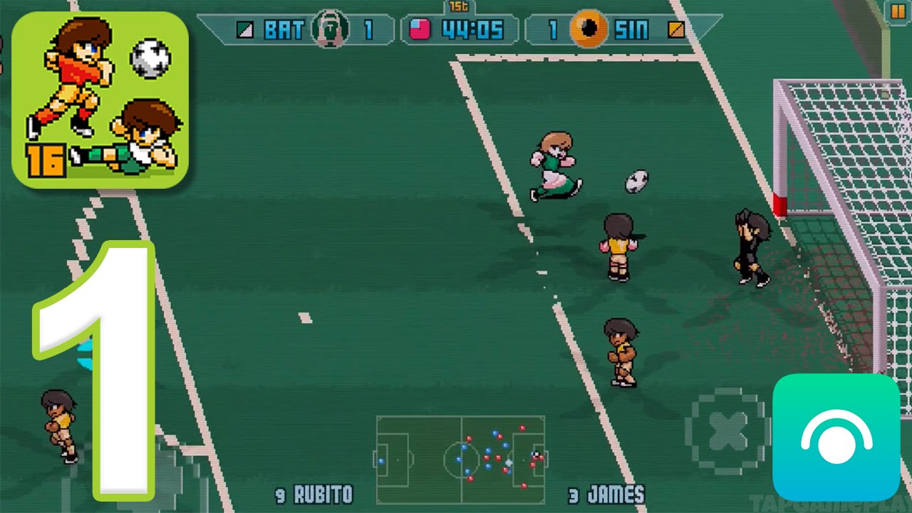 Pixel Cup Soccer 16 - Gameplay Walkthrough Part 1 - Pixel Cup (iOS)