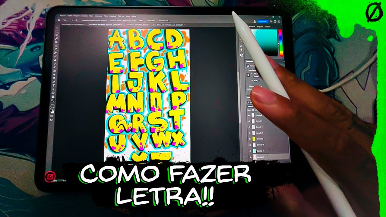 ✅ COMO FAZER LETRA DE GRAFFITI DA FORMA MAIS FÁCIL!