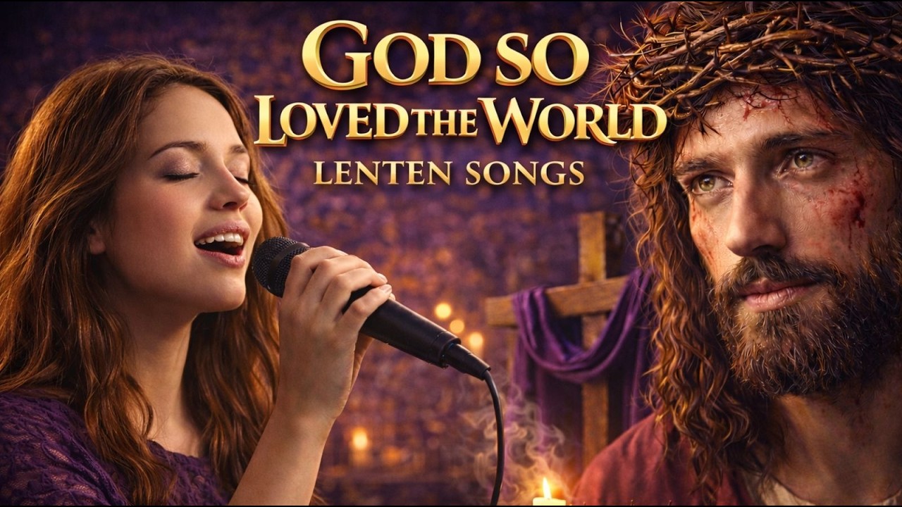 GOD SO LOVED THE WORLD (John 3:16) | Complete Lenten Meditation Music| 10 Tender Catholic Songs