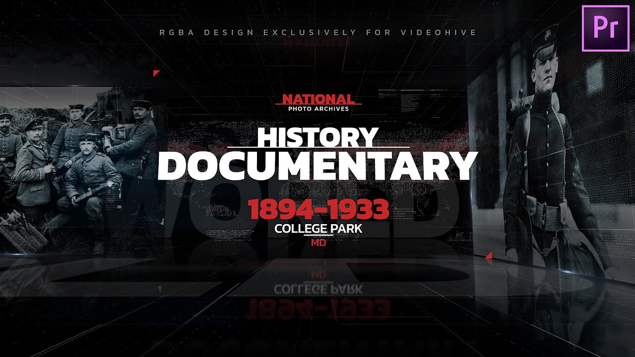 History Documentary Promo Template For Adobe Premiere Pro | MOGRT
