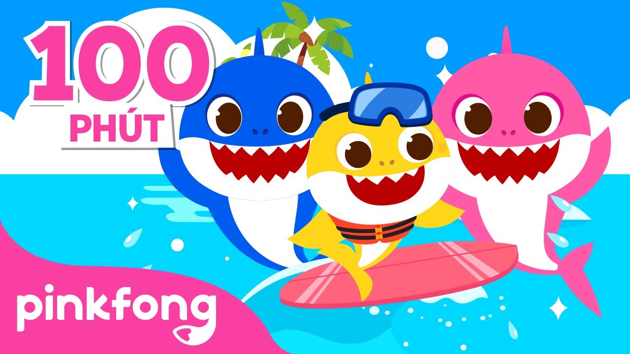 Những bài hát hay nhất về mùa hè cùng Cá Mập Con | Tuyển tập | Baby Shark Pinkfong! - Nhạc thiếu nhi