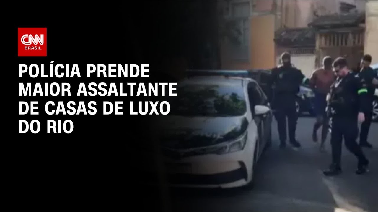 Com 47 passagens, polícia prende maior assaltante de casas de luxo no RJ | CNN 360º