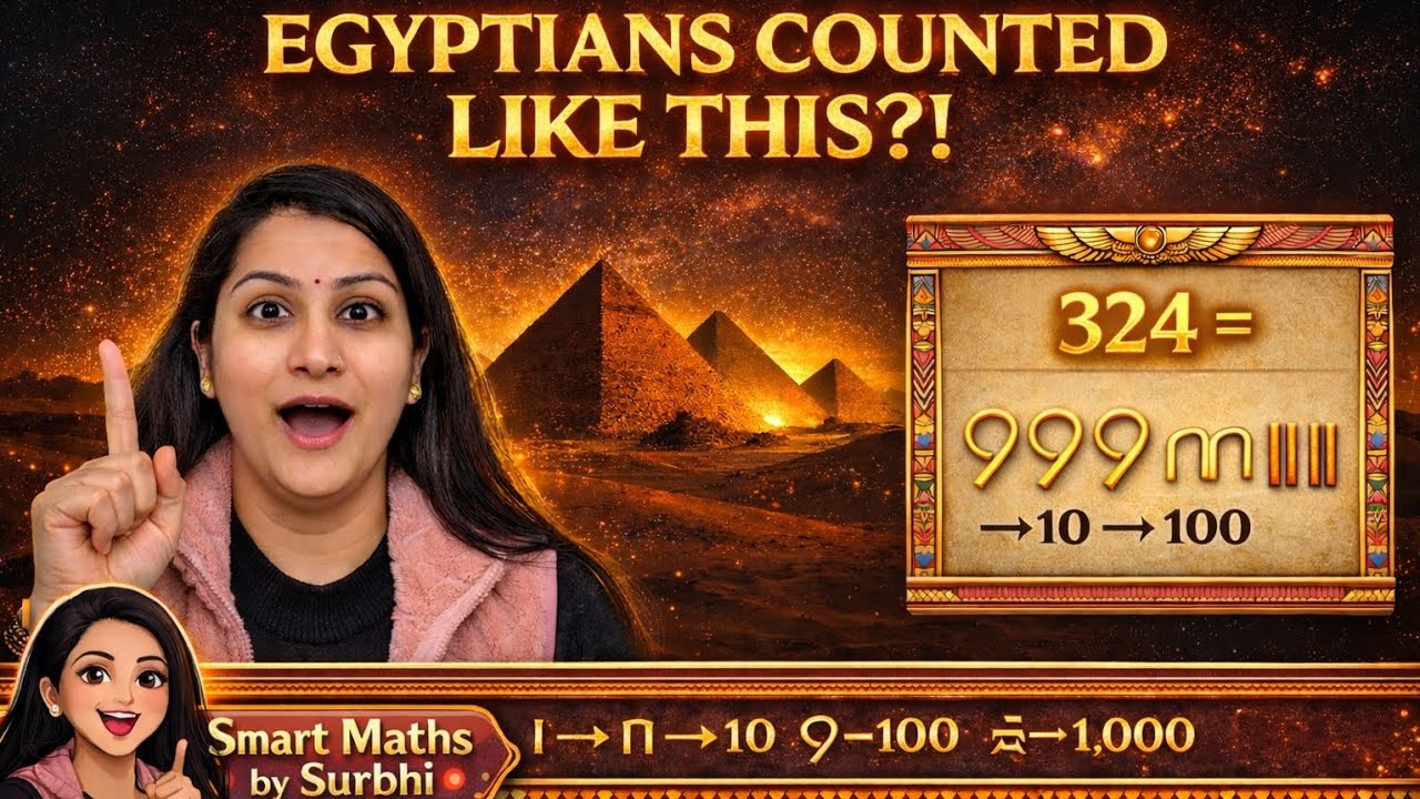 Egyptian Number System| Base 10 & 5| 3.3 page 61-65| class8th| Story of Numbers| Ganita Prakash