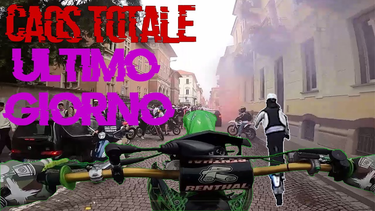 ultimo giorno di scuola con il KX125!! (+grippata)