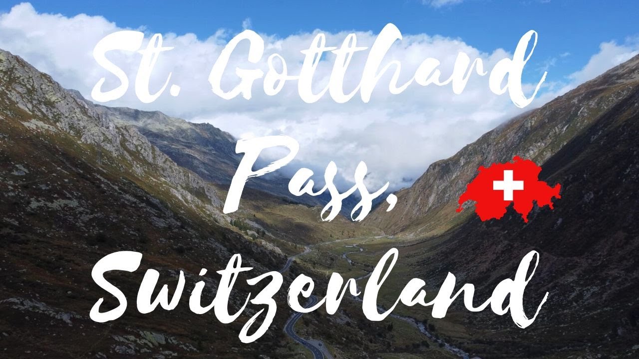 🏔️ St. Gotthard Pass, Switzerland Drone Flight Video | World from Above