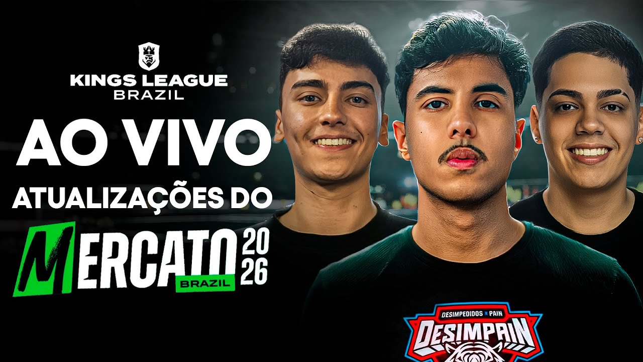 🔴AO VIVO: ATUALIZA&Ccedil;&Otilde;ES DO DIA 11 NO MERCATO DA KINGS LEAGUE! COM A CABINE LOW PROFILE DO DESIMPAIN!👑