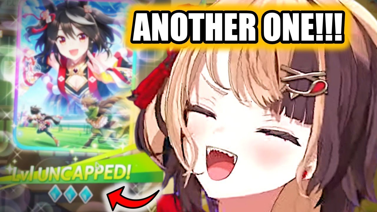 Gigi follows through her own Gacha game advice and goes all in for Kitasan Black in Umamusume...