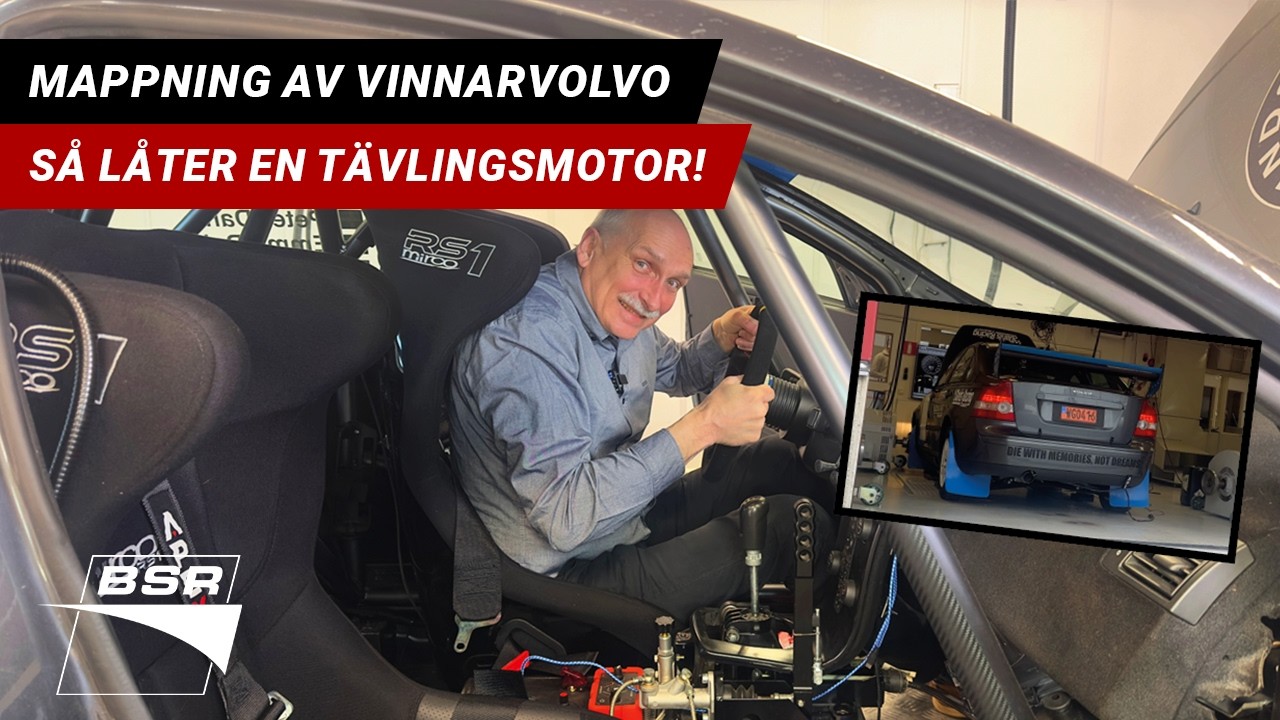 MAPPNING AV VINNAR-VOLVO - Så här låter en tävlingsmotor!