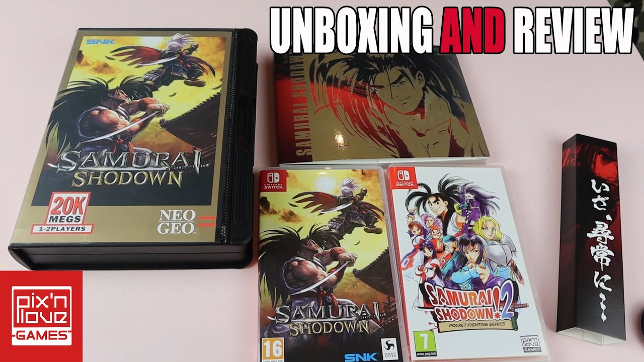 Unboxing Of The Pixnlove Samurai Shodown Collector's Edition For Switch