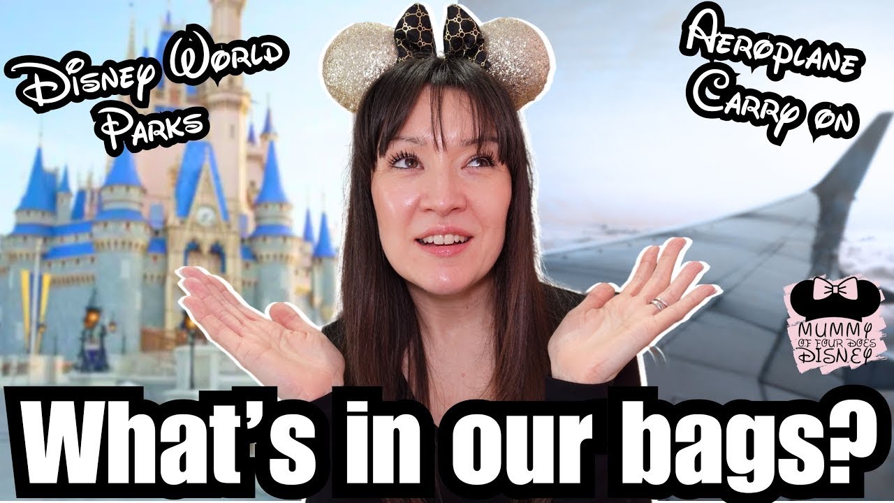 What's in Our Park & Plane Bags For Walt Disney World Florida 2024