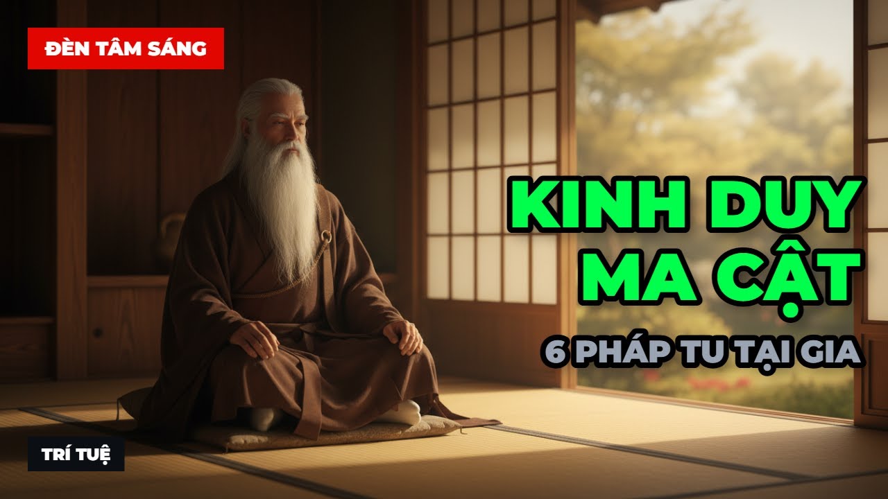 6 Phương Pháp Tối Cao Trong Kinh Duy Ma Cật — Tu Tại Gia Vẫn An Lạc, Tâm Vẫn Sáng #tutaigia