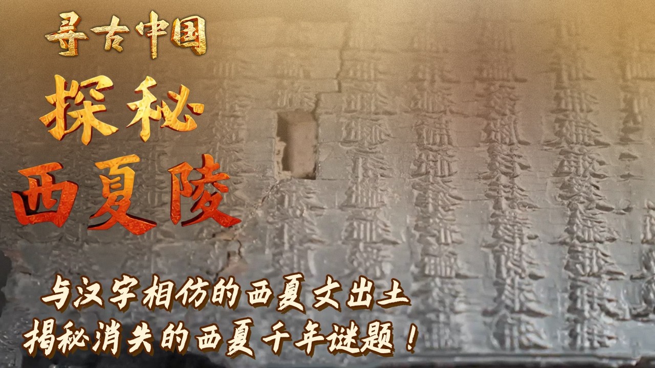 贺兰山下的陵冢引起了全世界的关注 困扰学界的西夏文谜题破解 揭开西夏陵的神秘面纱！&mdash;&mdash;《寻古中国》探秘西夏陵特辑丨中华国宝