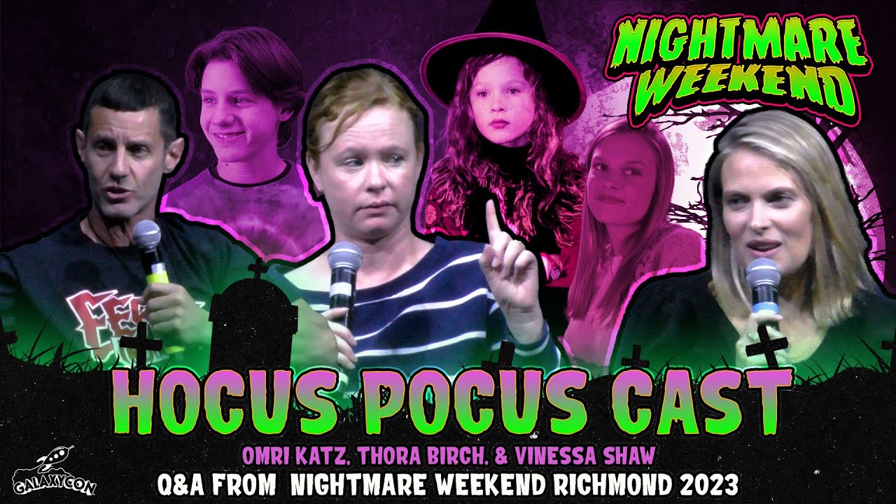 Hocus Pocus Cast Q&A | Nightmare Weekend Richmond 2023 | Max, Dani, Allison