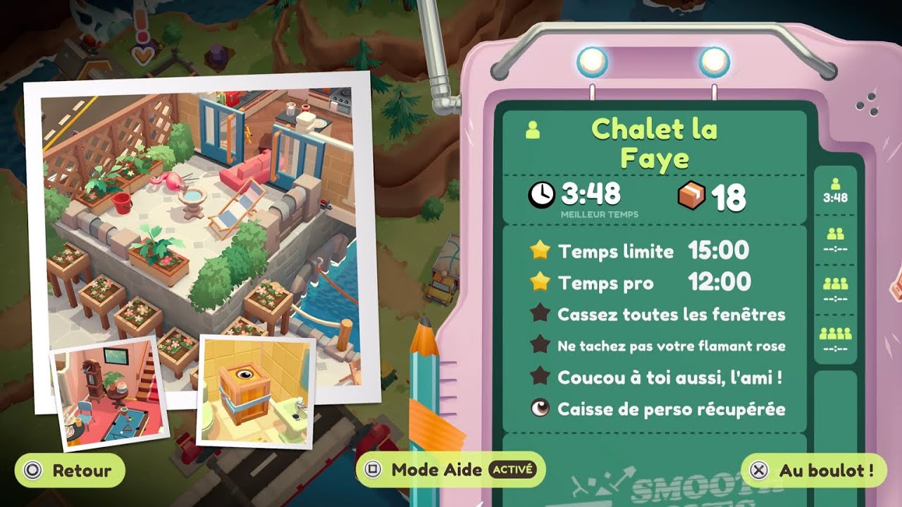 Moving Out 2 - Pleincoffre : Chalet la Faye [Mode Aide]