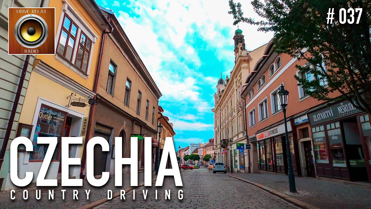 Czechia Driving Tour from Kolín to Kutná Hora with Soul music 🎹 Czech Republic 4k HDR 60fps