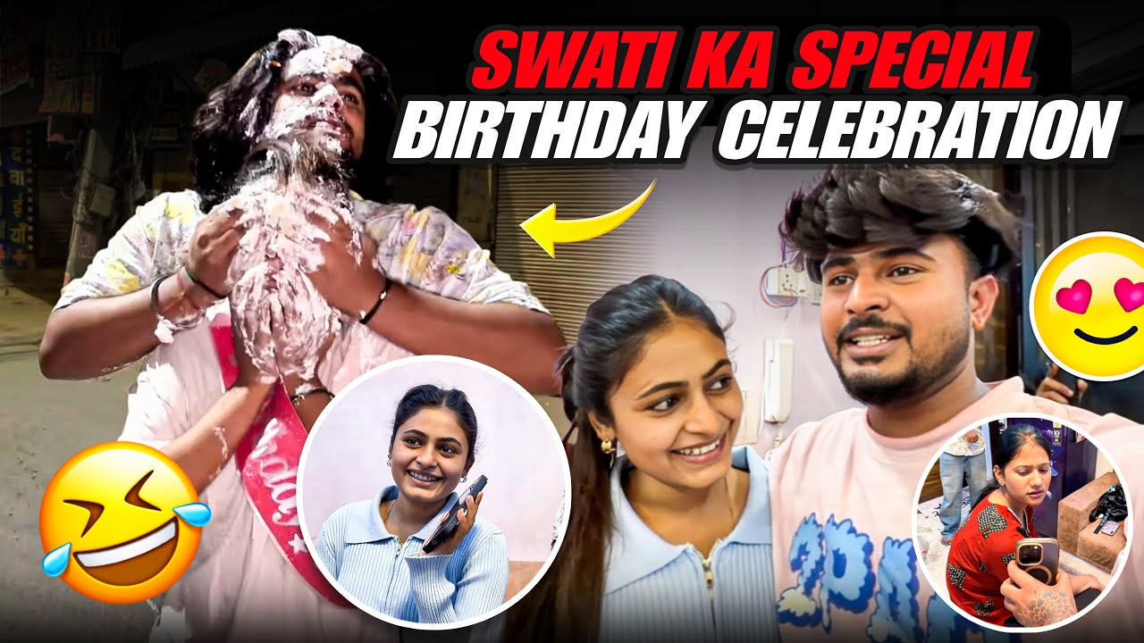 Swati Ka Birthday 🎂 | Cake Cut Kiya Sabne | gifts le liya 🎁| Stargirl kiu nhi aye ? 