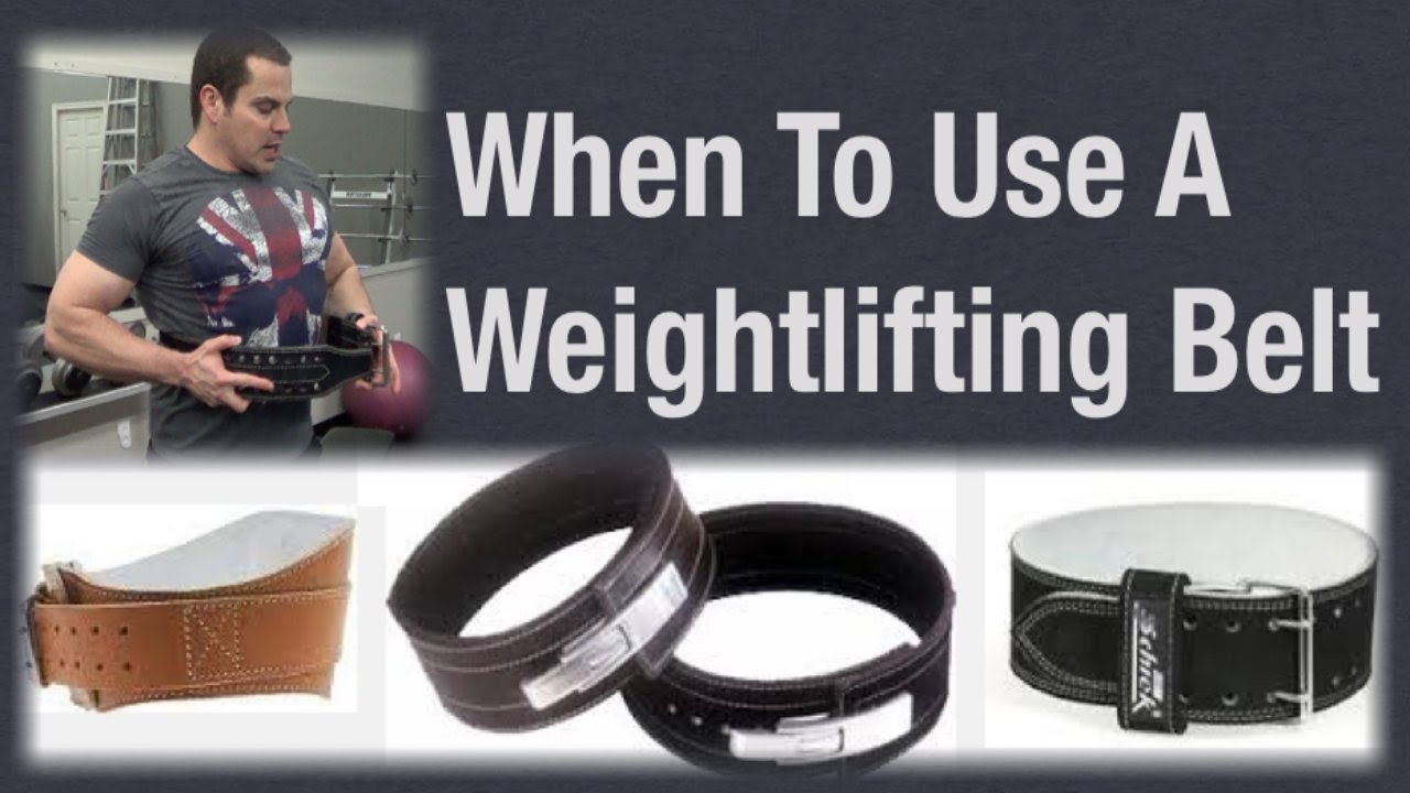 When To Use a Weightlifting Belt