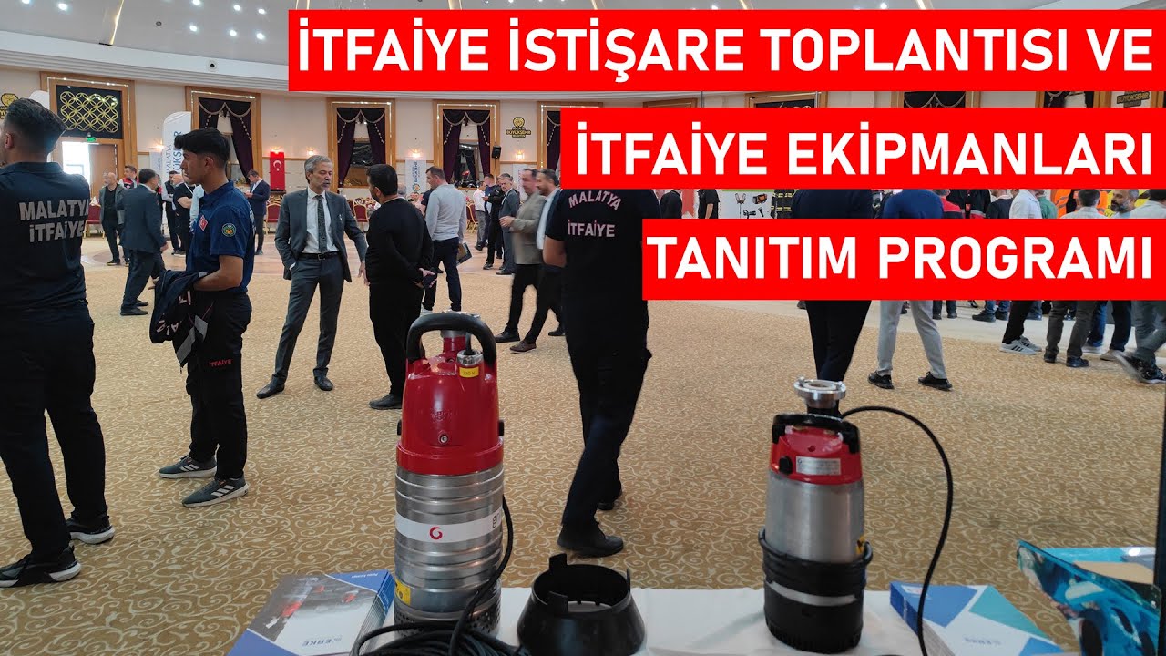 Malatya İtfaiyesi’nde Grindex Su Pompaları Tanıtımı | ERKEGROUP İtfaiye İstişare Toplantısında