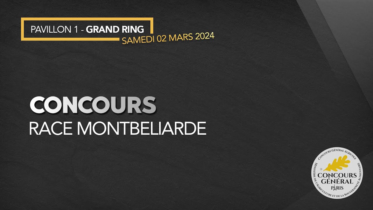 CONCOURS MONTBELIARDE