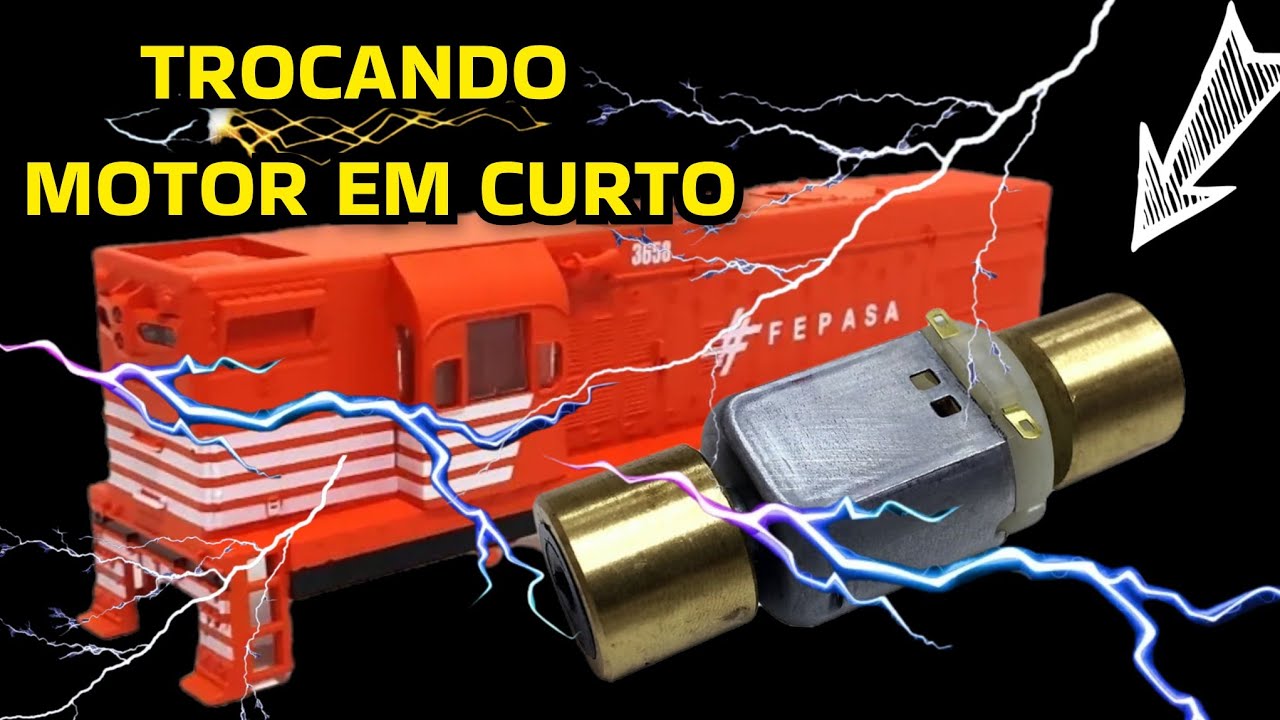 Acompanhe a troca de Motor de uma Locomotiva Frateschi e Conheça um Motor por Dentro.