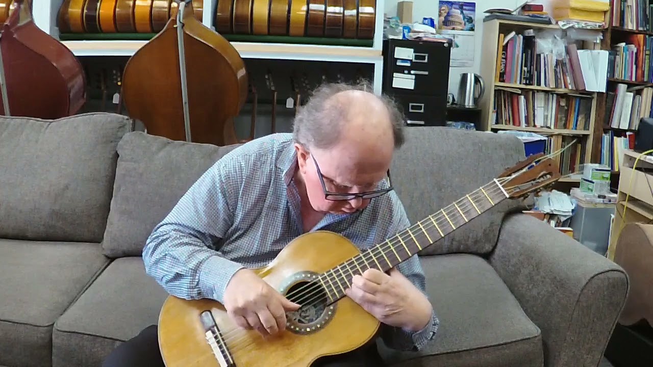 1910 Saturnino Rojas Classical Guitar Segovia scales Recuerdos de la Alhambra Tarrega