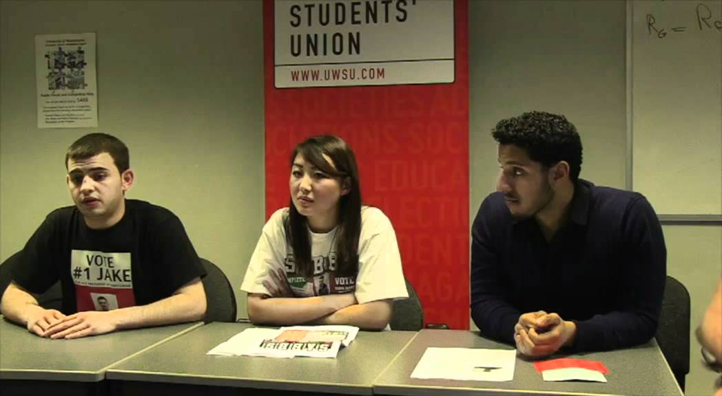 UWSU Election Debate 2012 - VP Marylebone