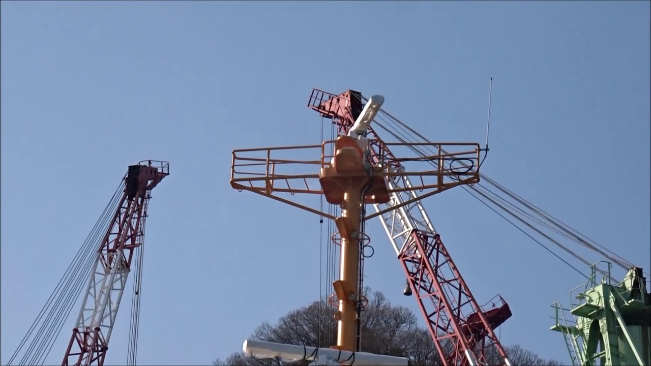 黒油積載油槽船（タンカー）松浦造船所「第一協和丸」本船海上運転前・各機器調整作業（86）