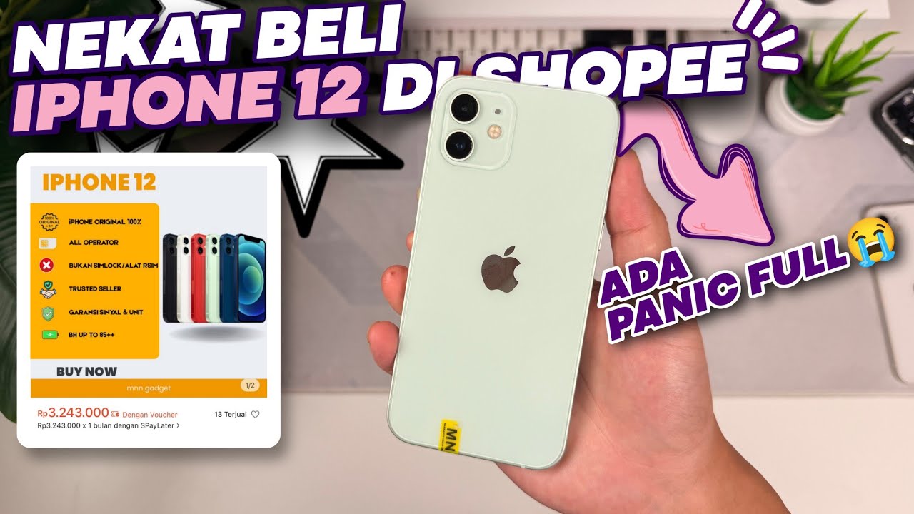 NEKAT BELI IPHONE 12 MURAH DI SHOPEE