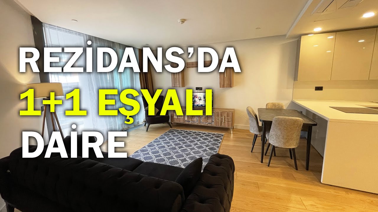 Bahçelievler Prime İstanbul Rezidans'da Eşyalı 1+1 Daire