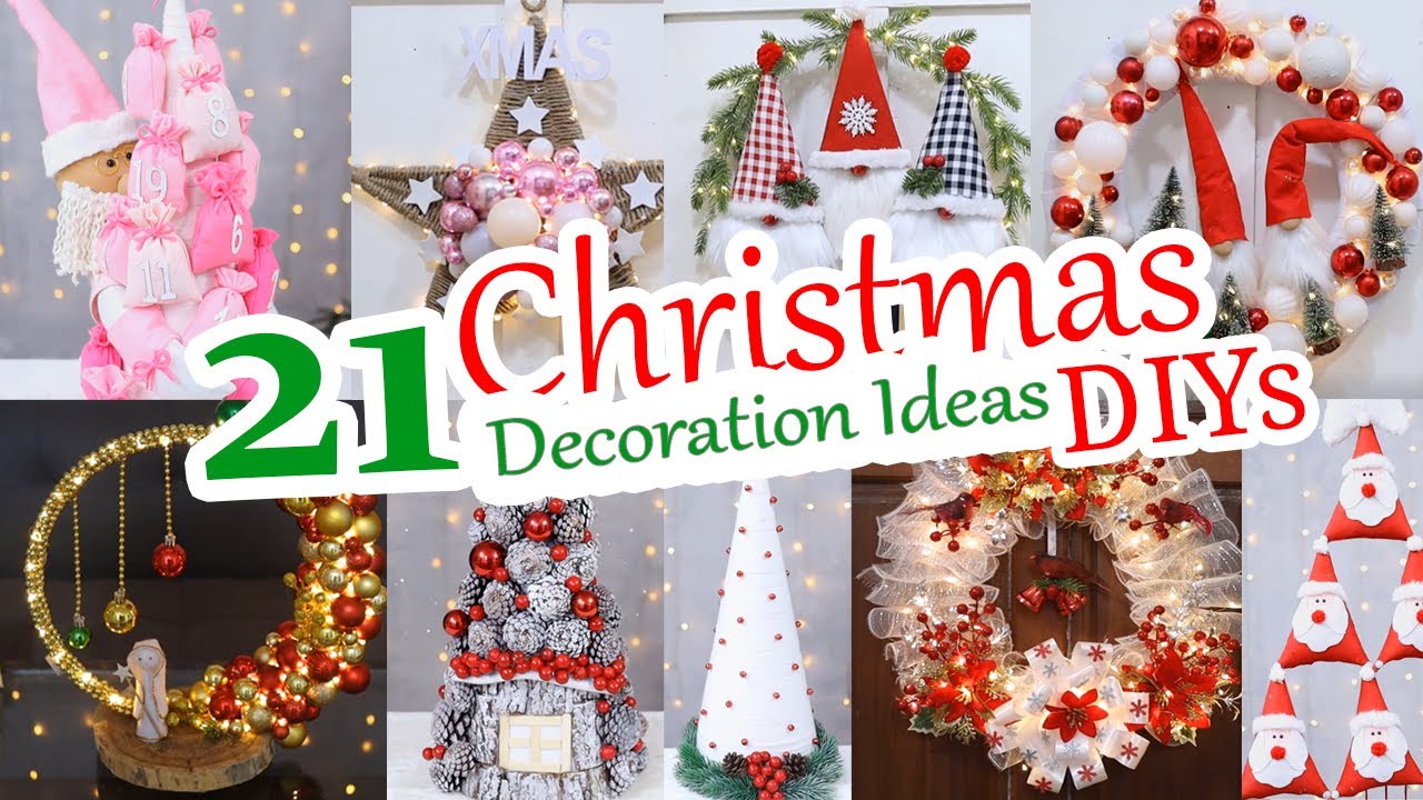 21 DIY Christmas Decoration Ideas at Home 2024 - Christmas Craft Ideas