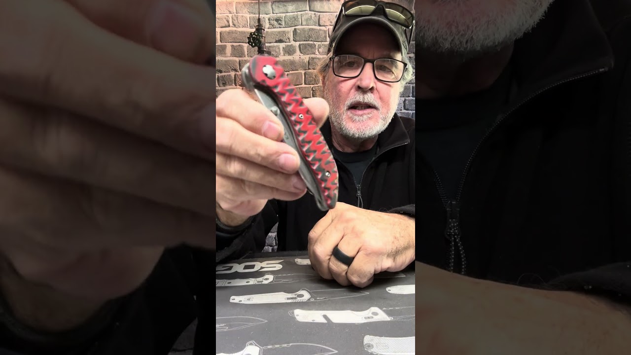 Складной нож Ka-Bar Jarosz Tanto LinerLock с накладками из микарты на заказ
