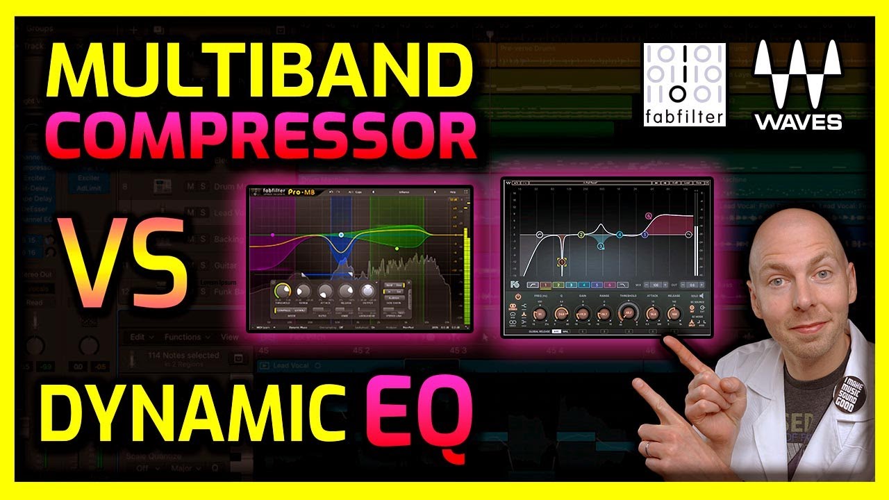 HOW and WHEN to Use Multiband Compressor vs Dynamic EQ Plugins | FabFilter, Waves Tutorial