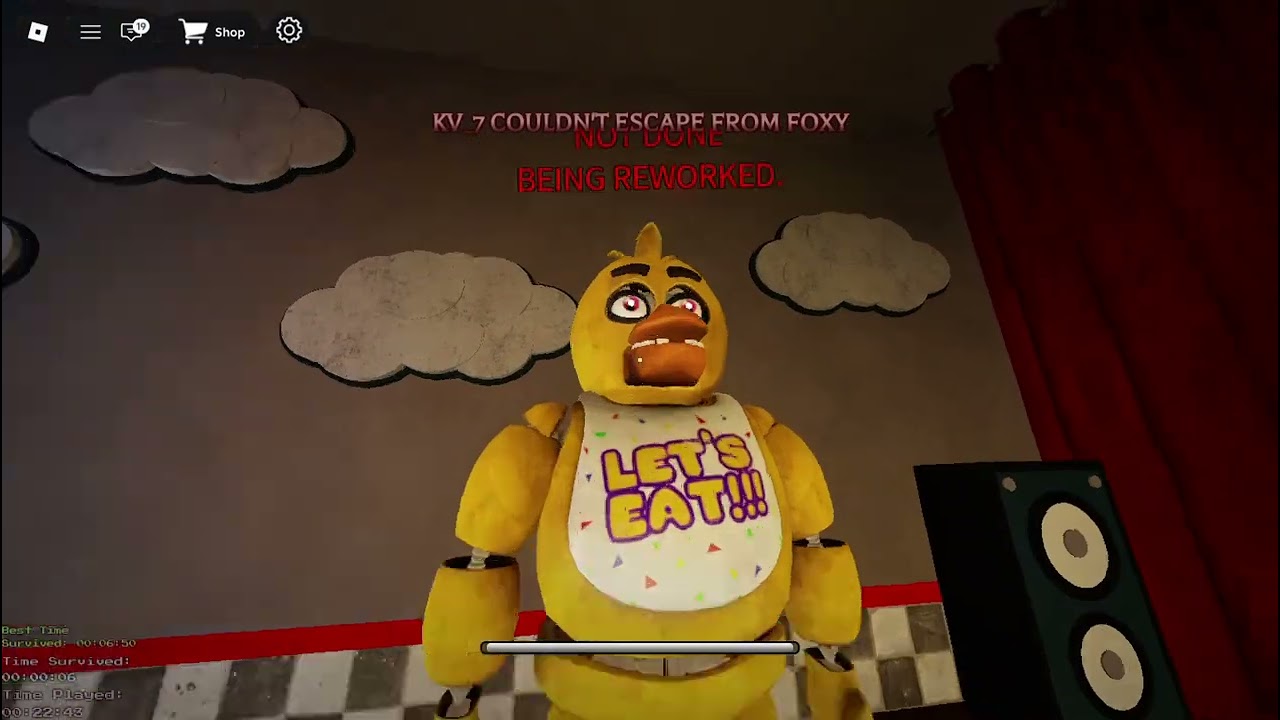 playing foxy with fnaf doom