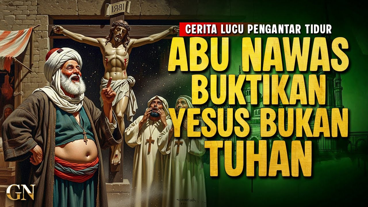 ABU NAWAS BUKTIKAN YESUS NABI BUKAN TUHAN || CERITA LUCU PENGANTAR TIDUR