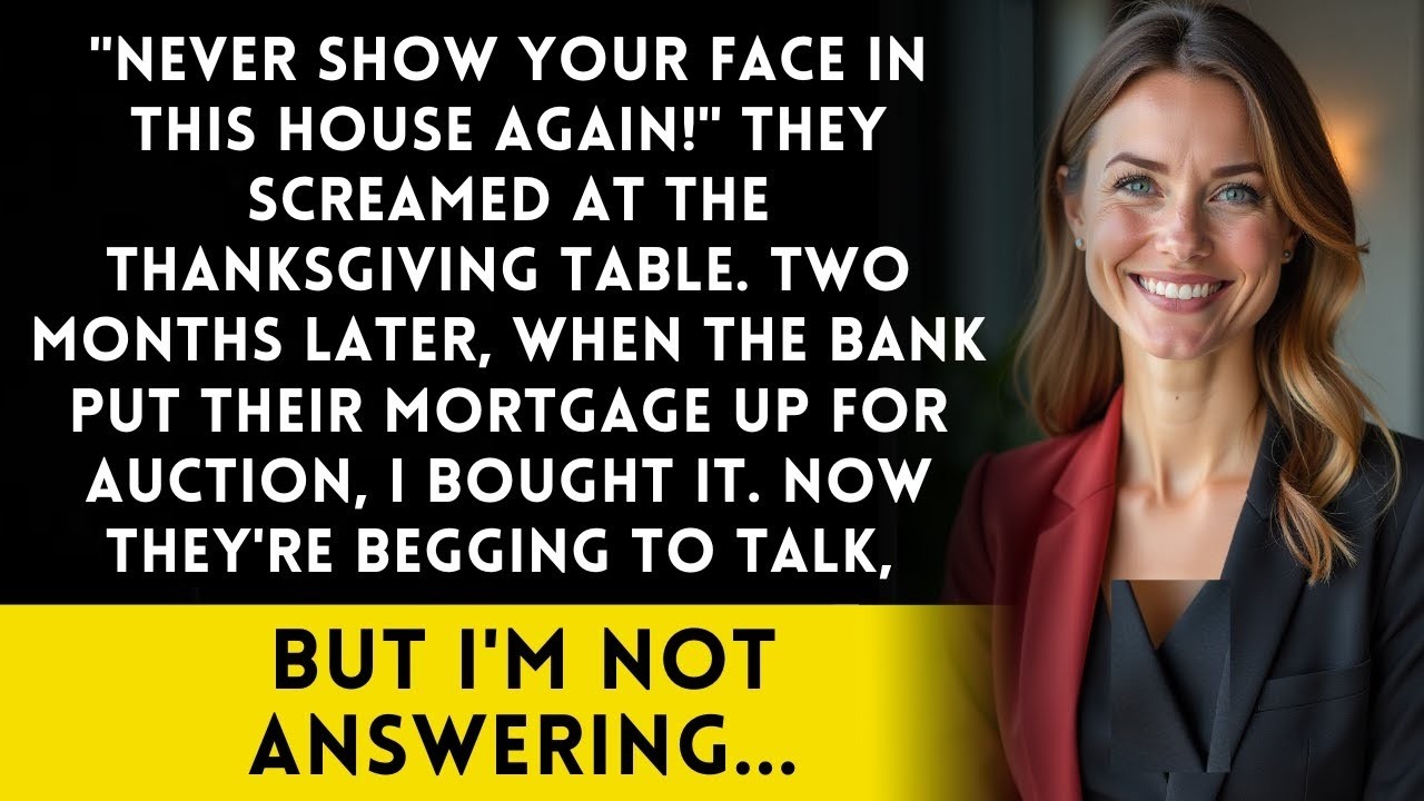 My Family Said Never Show Your Face Again—So I Bought Their Mortgage At The Bank Auction