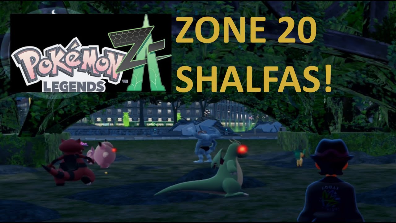 Wild Zone 20 SHINY ALPHA HUNTING IS BROKEN in Pokemon Legends ZA - SHALFAS