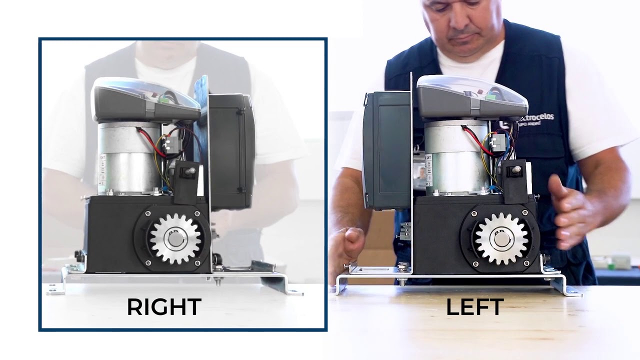Cómo cambiar orientación del motor corredera Slide1024