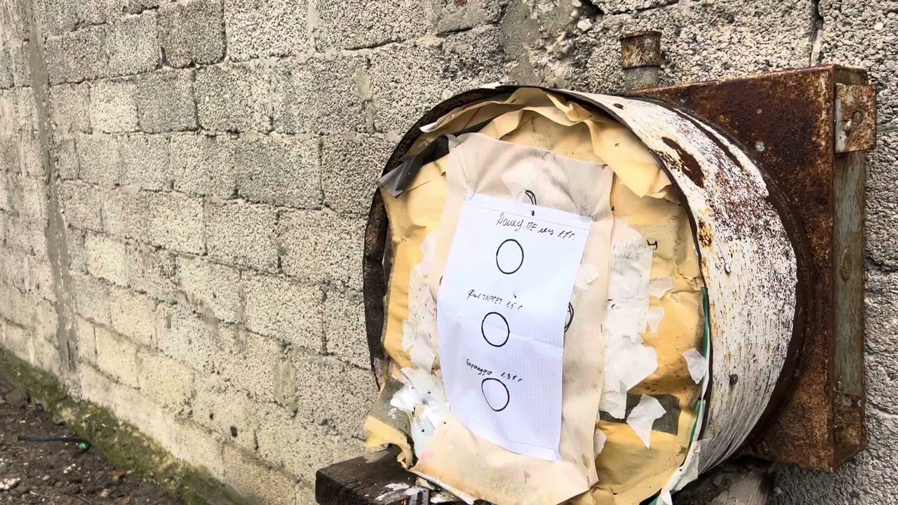 Хатсан 125 в 5,5 отстрел тремя разными пулями в дождь.